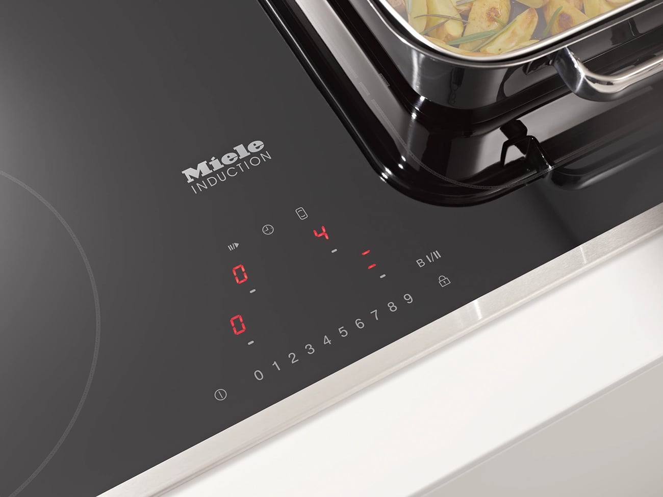 Miele KM 6320 24-inch Black Induction Cooktop | Abt