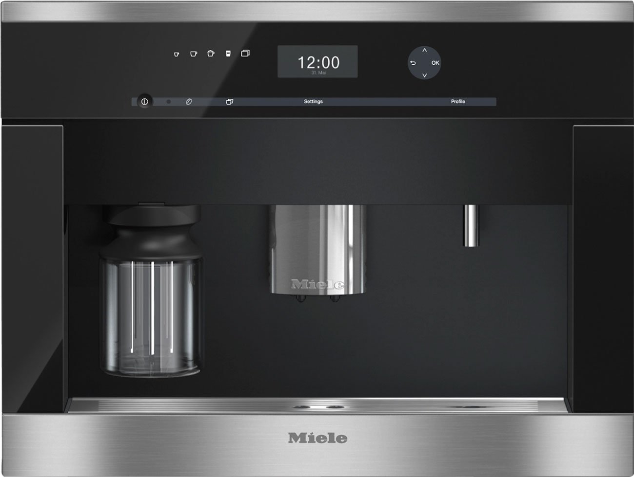 Miele 24" Plumbed BuiltIn Coffee System CVA6405SS