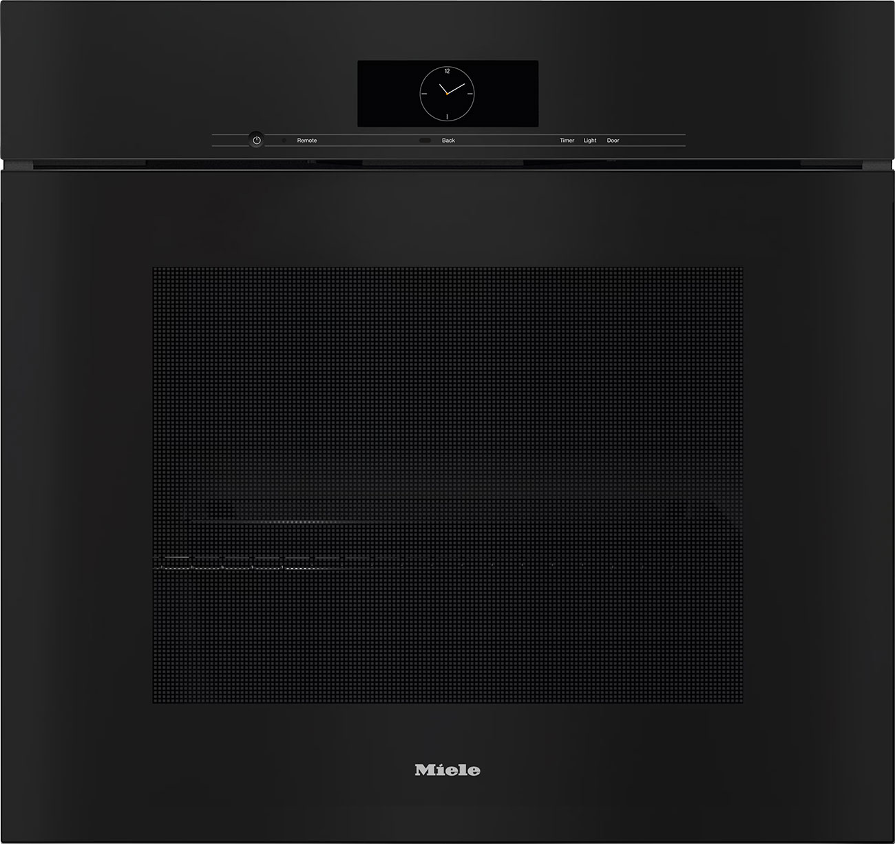 Miele H 7880 BPX BSW ArtLine Handleless Single Wall Oven 30-Inch Wide in Obsidian Black