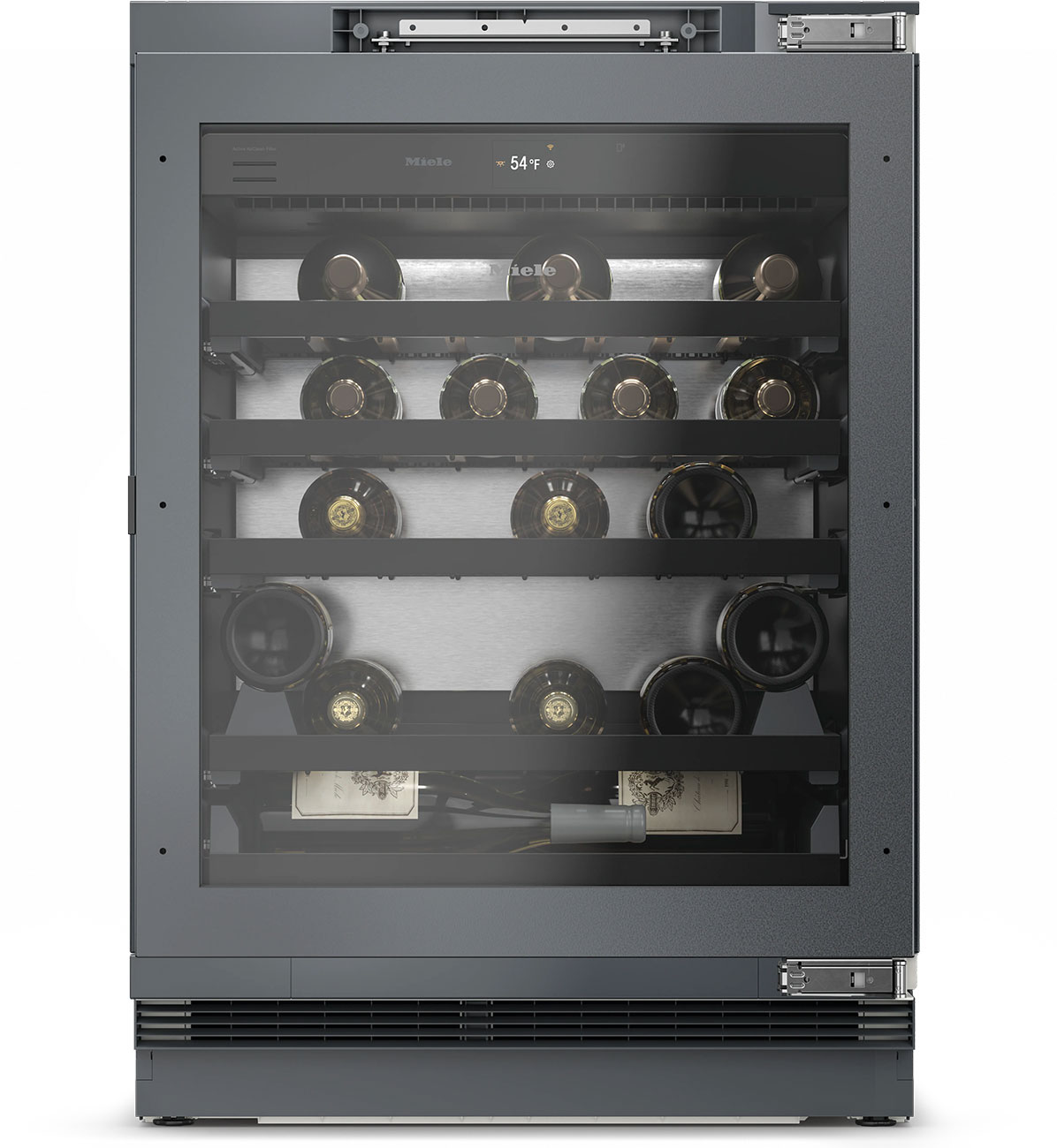 Miele 4.01 Cu. Ft. Undercounter Wine Refrigerator Right Hinge 24-Inch Wide In Custom Panel