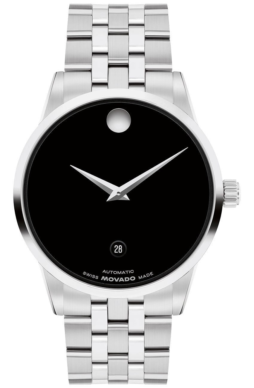 Movado Museum Classic Automatic Watch 40mm Black Dial