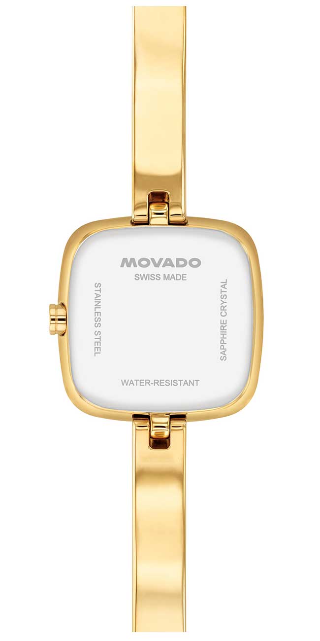 Movado Museum Bangle Watch 21.5mm in Gold|Champagne - 0608058
