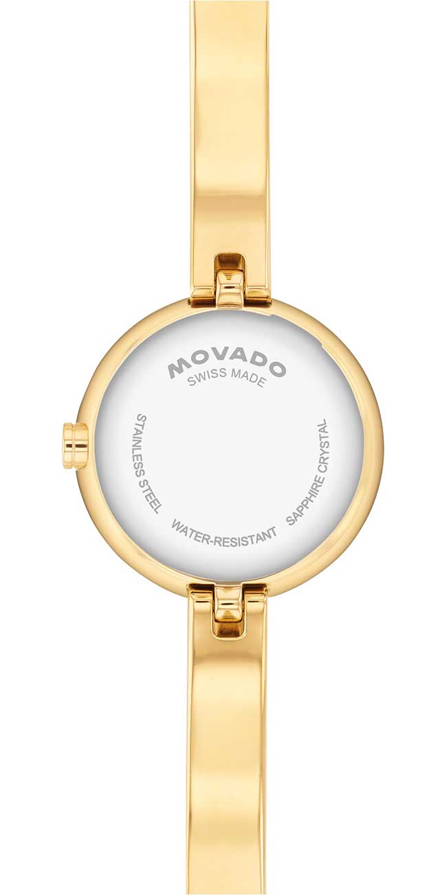 Movado Museum Bangle Round Watch in Yellow Gold