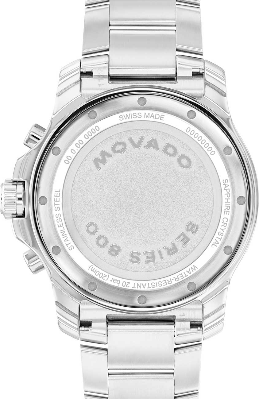 ＊Mahalo＊様 Movado Series 800 Chronograph 42mm Watch with White Dial
