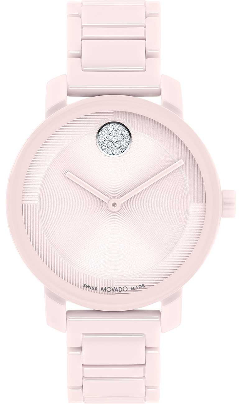 Movado BOLD Evolution 2.0 Watch 34mm with Blush Pink Dial