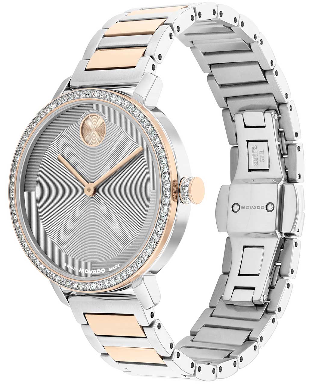 Movado BOLD Evolution 2.0 Watch 34mm in Grey | Two-Tone  display picture 1