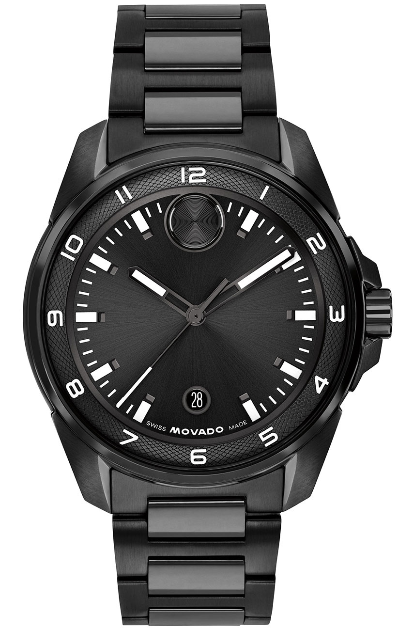 Movado BOLD Verso S Watch 42mm with Black Dial - 3601285