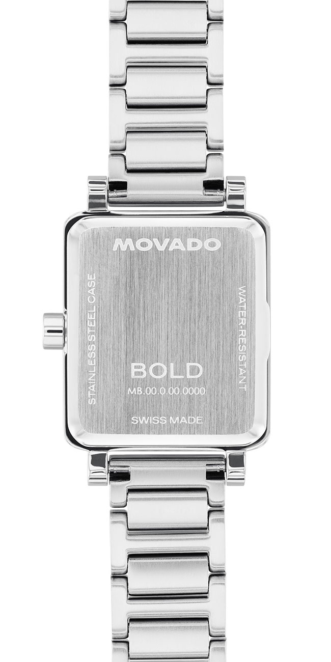 Movado BOLD Evolution 2.0 Mini Silver Watch, Pink Dial