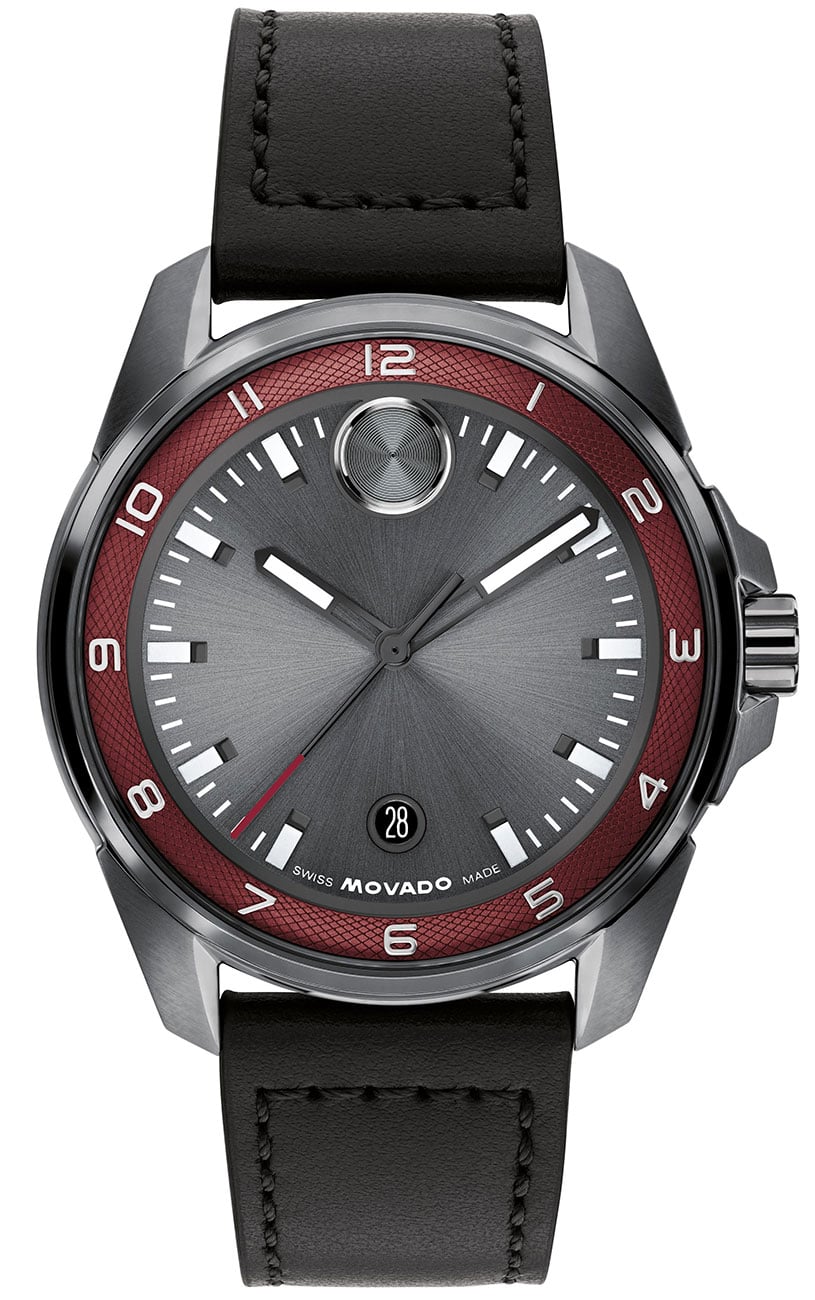 Movado BOLD Verso S Watch 42mm Gunmetal|Black 3601388