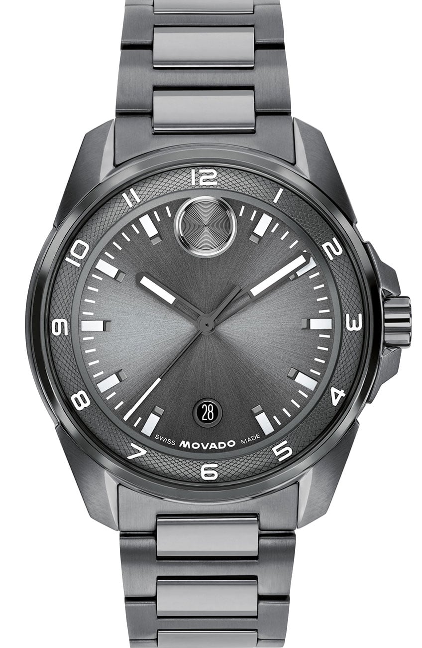 Movado BOLD Verso S Watch 42mm with Military Grey Dial 850$