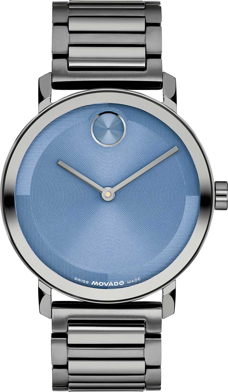Movado Men's Bold Evolution 2.0 Swiss Quartz Ionic Plated Grey Steel Watch, 40mm - Gray