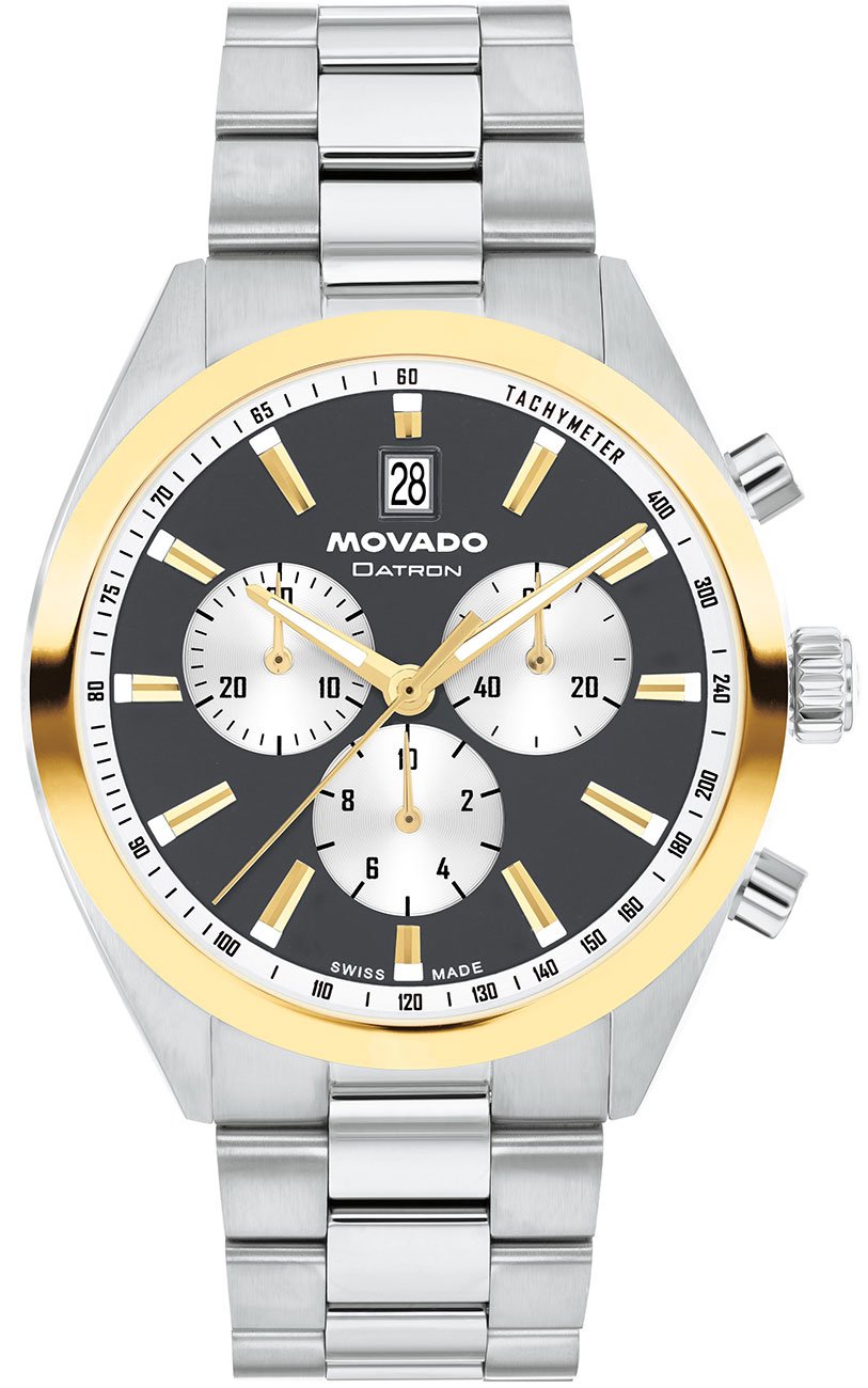 Movado Heritage Series Datron Watch 41mm with Charcoal Dial 3650224