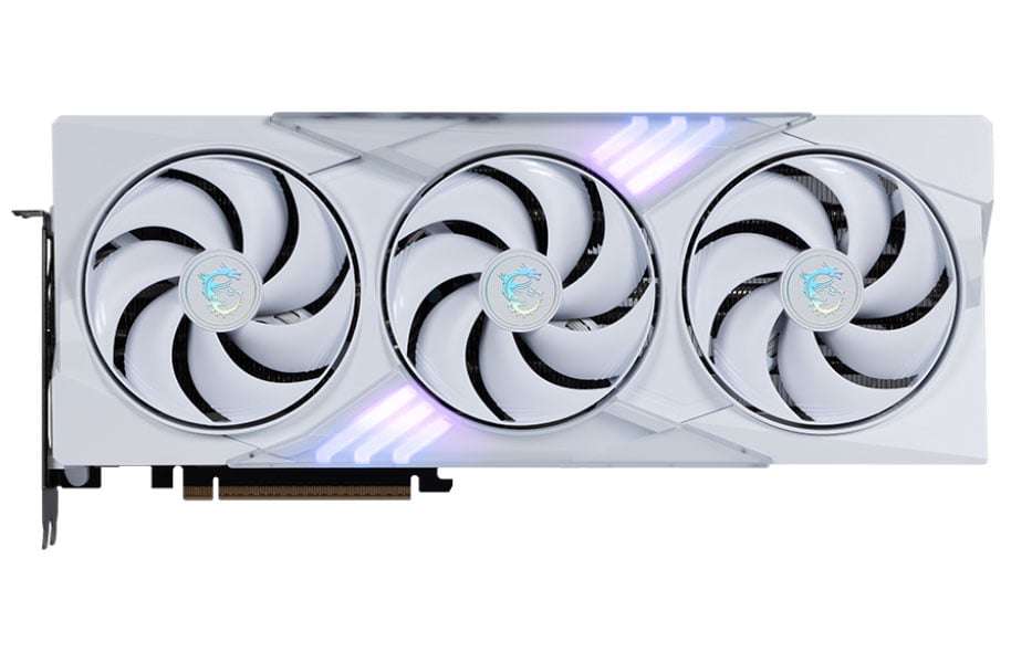MSI GeForce RTX 5080 16G GAMING TRIO OC Graphics Card for Desktops in White - G5080-16GTCW