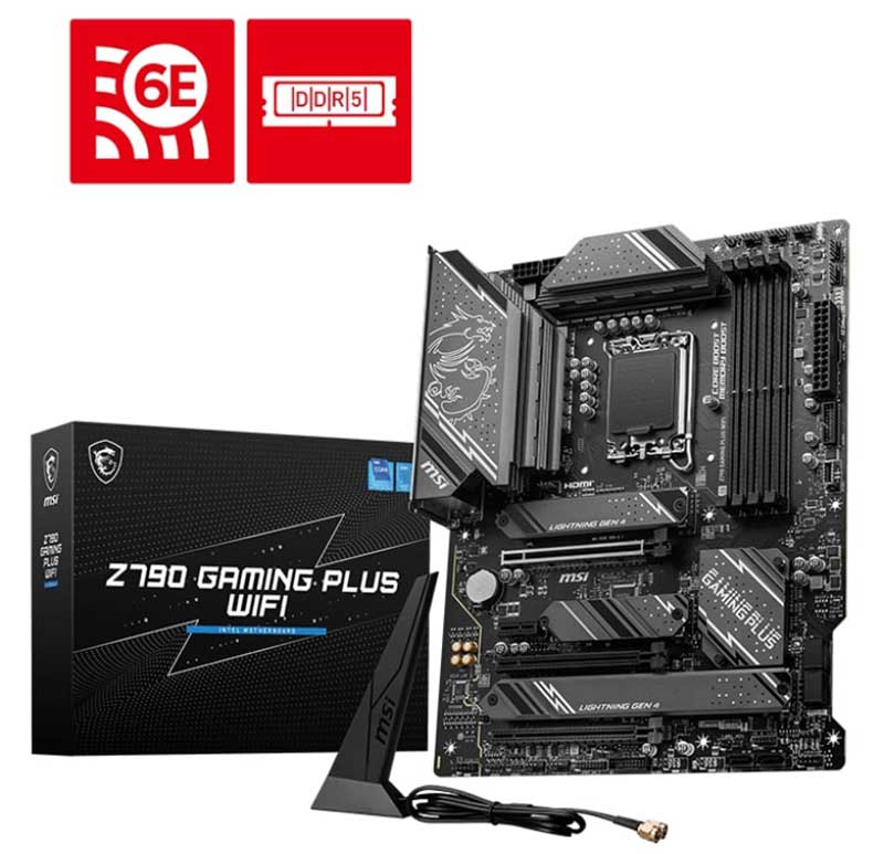 MSI Z790 GAMING PLUS WIFI Motherboard - PROZ790GAMPLUSWIFI | Abt