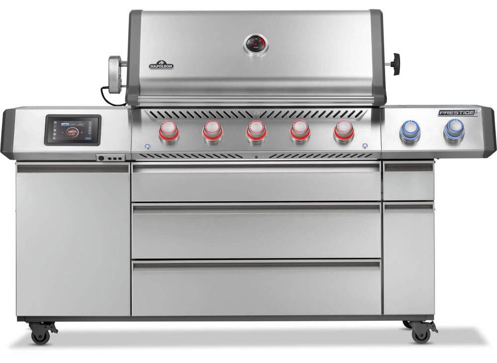 Napoleon Prestige Pro 665 Elite Propane Gas Grill - PRO665VXRSIBPSS