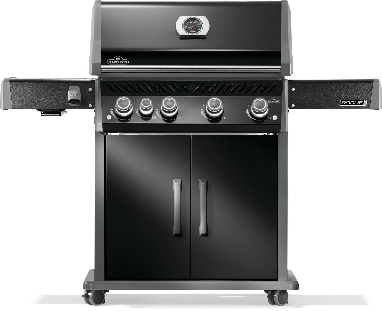 Napoleon Rogue PRO 525 SIB Natural Gas Grill with Infrared Side Burner in Black