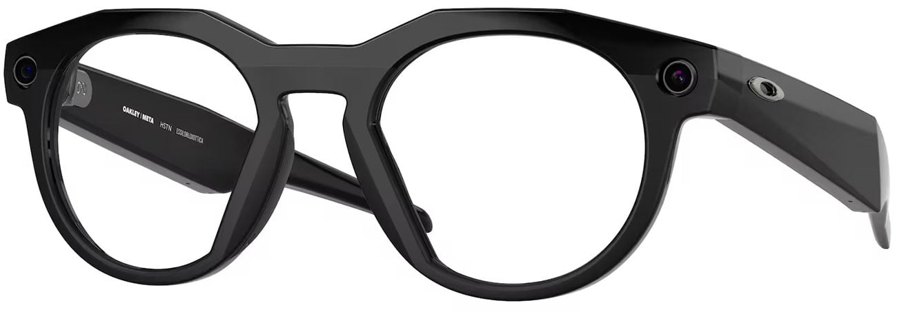 Oakley Meta HSTN Sunglasses 51mm in Black with Clear | Amethyst Transition Lenses