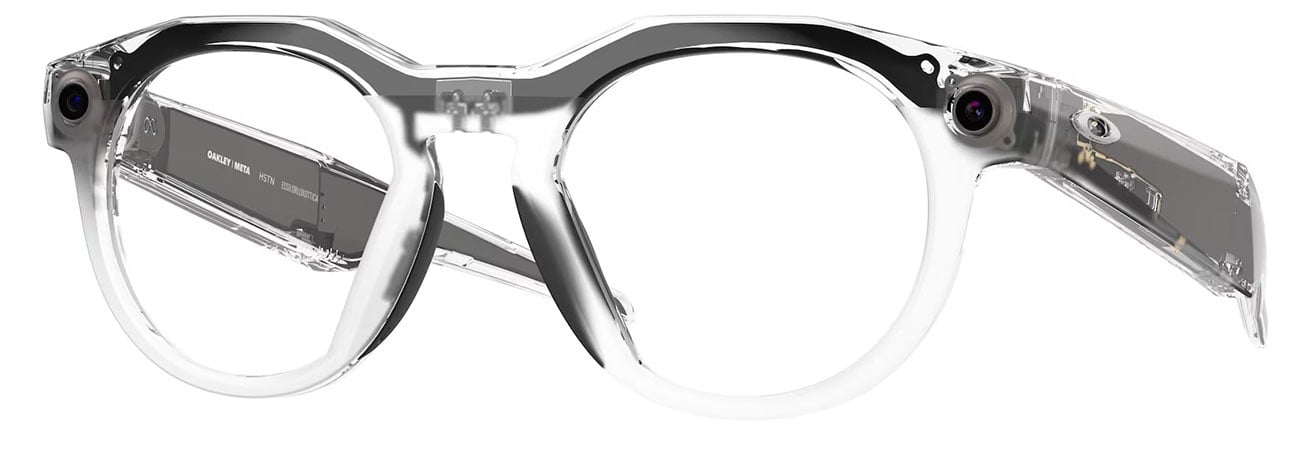 Oakley Meta HSTN Sunglasses 51mm in Clear with Clear|Grey Transition Lenses