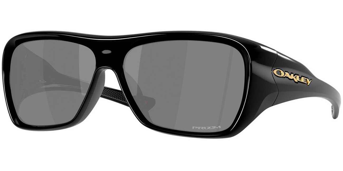 Oakley Unisex Sunglass Chaminade - Frame color: Polished Black, Lens color: Prizm Black