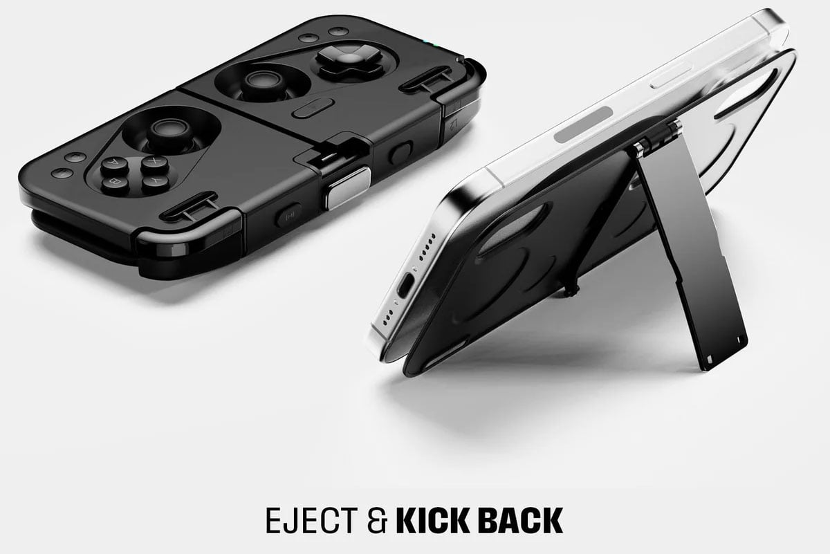 ohsnap! Magnetic Gaming Controller in Black - MC-BLK-BSE-001