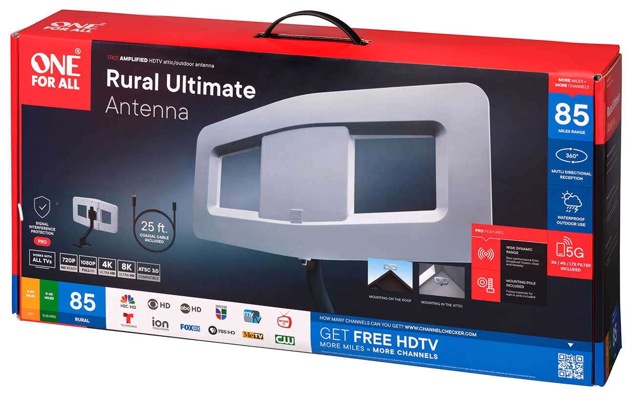 One For All Attic/Outdoor Antenna - RURAL-ULTIMATE | Abt