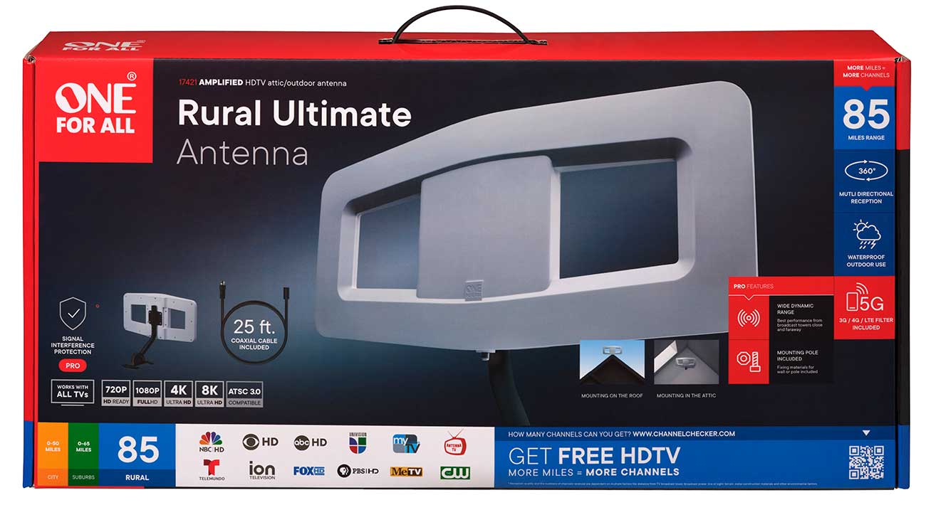 One For All Attic/Outdoor Antenna - RURAL-ULTIMATE | Abt