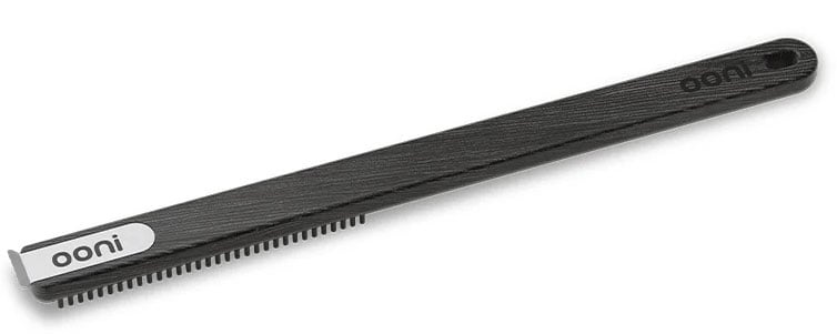 Ooni Short Pizza Oven Brush in Stainless Steel