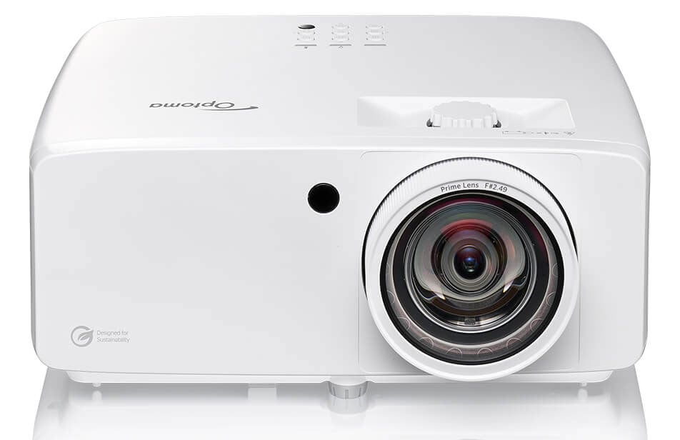 Optoma Compact 5,000-Lumen 4K UHD Short Throw Laser Projector