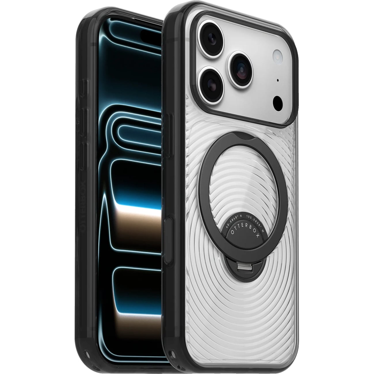 OtterBox Symmetry Series Stand MagSafe Case for iPhone 18 Pro and iPhone 17 Pro in Umbra Black