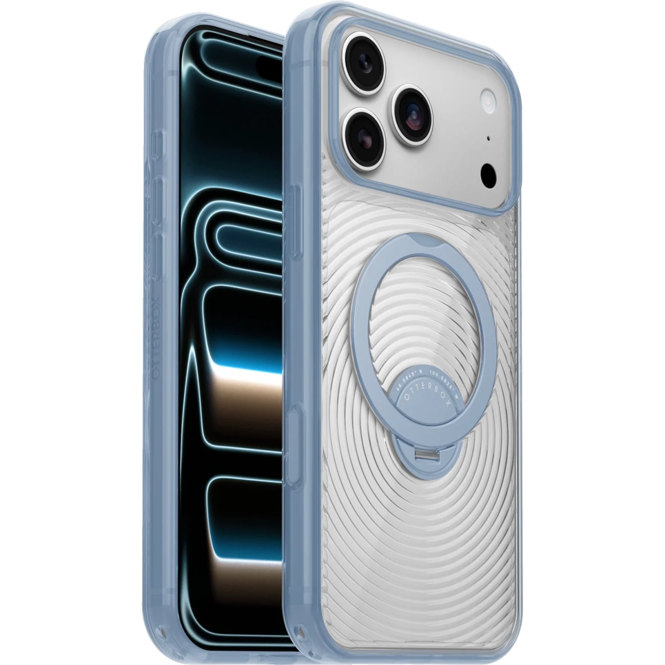 OtterBox Symmetry Series Stand MagSafe Case for iPhone 18 Pro Max and iPhone 17 Pro Max in Aether Blue