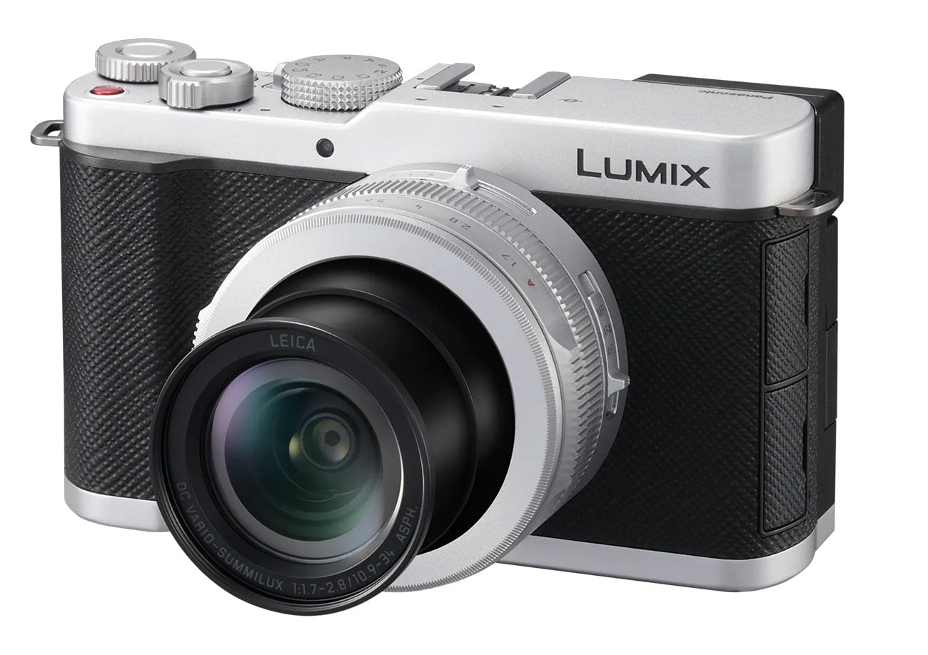 Panasonic LUMIX L10 Premium Point And Shoot Digital Camera With 24-75mm Zoom Lens in Black and Silver