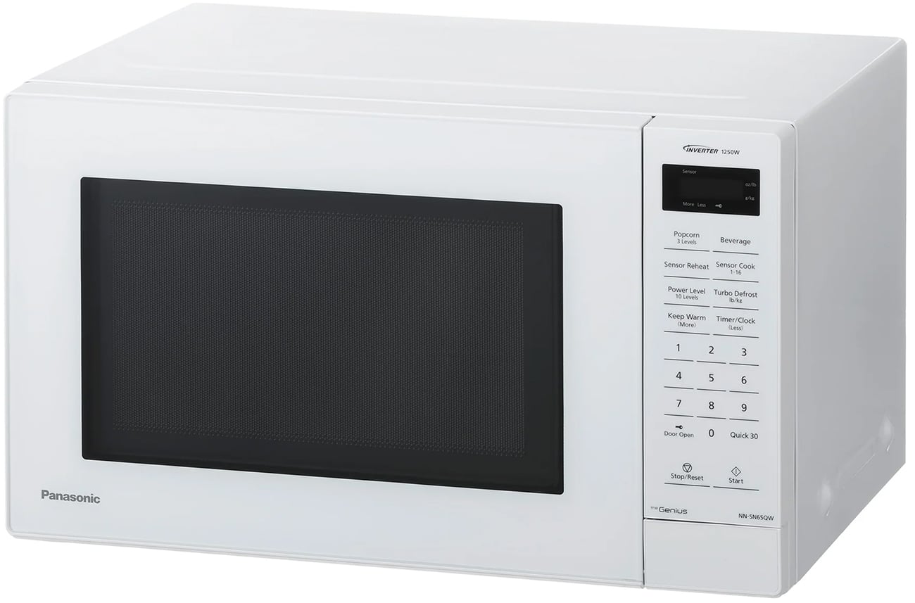 Panasonic 1.2 Cu. Ft. Countertop Microwave in White | Abt