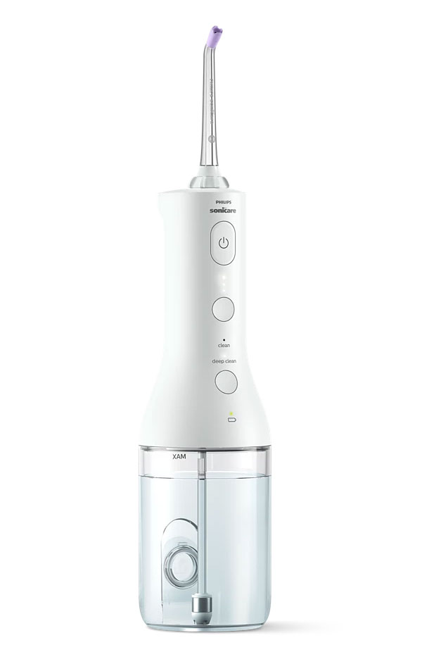 Philips Sonicare Cordless Power Flosser 3000 in White | Abt