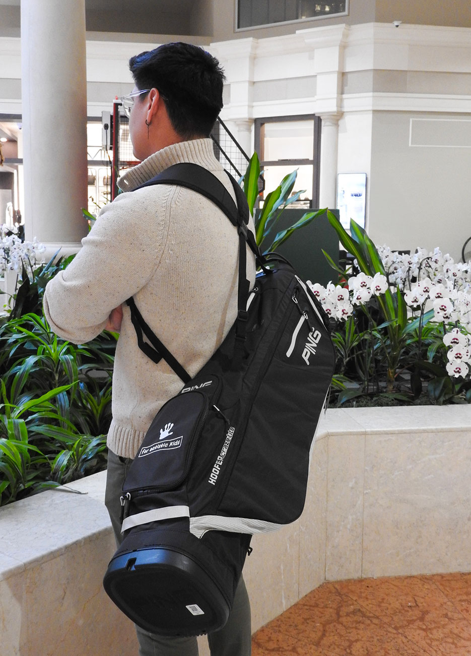 Abt FAK Hoofer Craz-e-Lite Golf Bag in Black - FAKGOLFBLACK | Abt