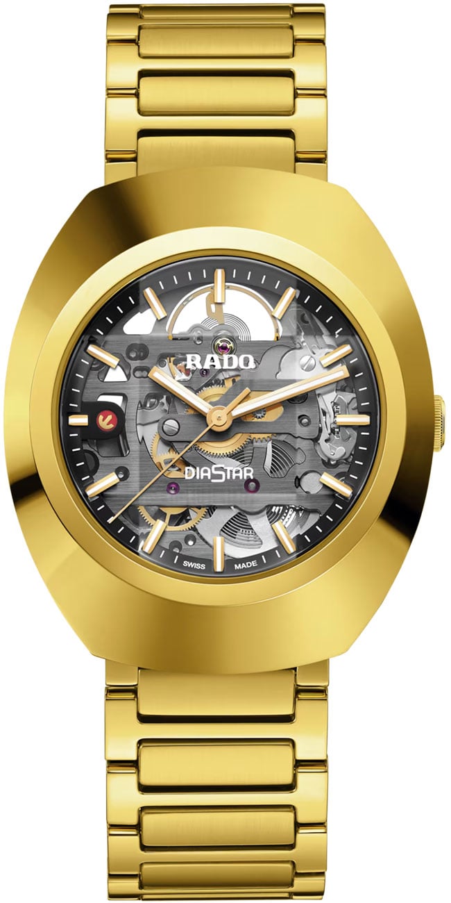 Rado DiaStar Original Skeleton Watch 38mm Skeleton | Gold - R12164153