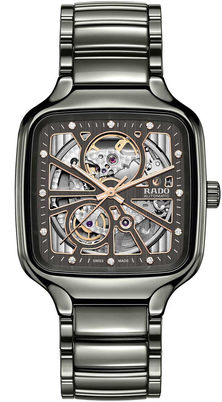 Rado True Square Automatic Open Watch Heart 38mm - R27083712