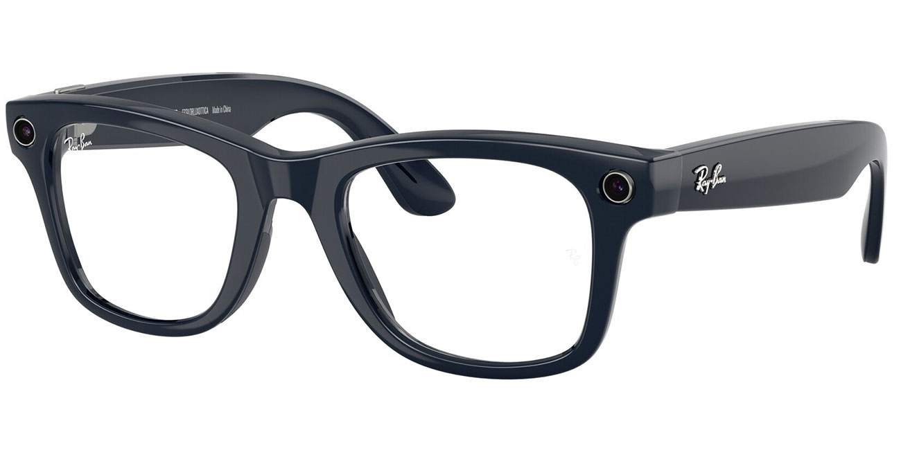 Ray-Ban Meta Wayfarer Sunglasses (Gen 2) 50mm in Shiny Cosmic Blue with Clear | Sapphire Transition Lenses