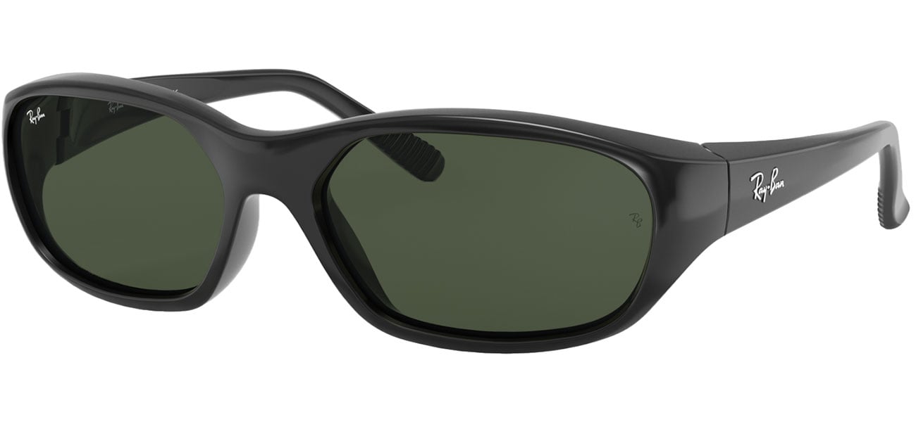 Ray-Ban DADDY-O サングラス ポリッシュブラック G-15グリーン Ray-Ban Daddy-O Black Sunglasses with Green Lenses | Abt