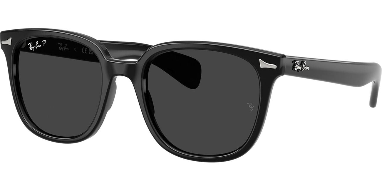 Ray-Ban Unisex Sunglass Brunel II - Frame color: Black, Lens color: Polarized Black