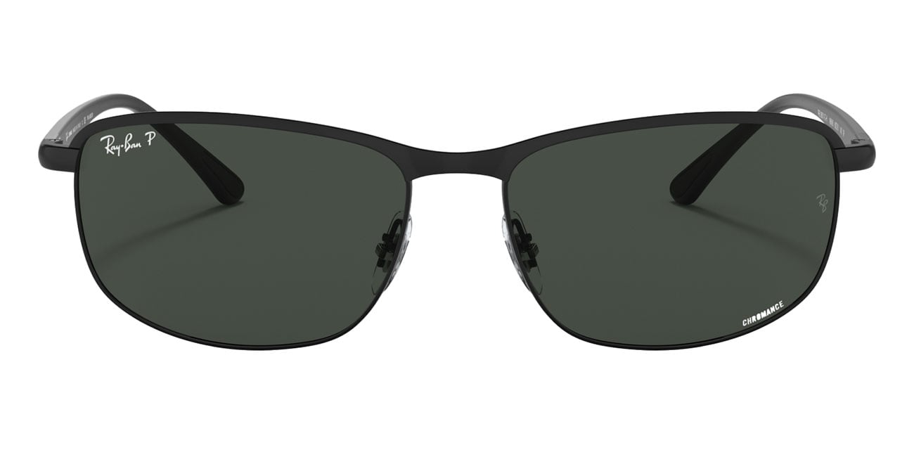 Ray-Ban Chromance Matte Black Sunglasses, Polarized Lenses