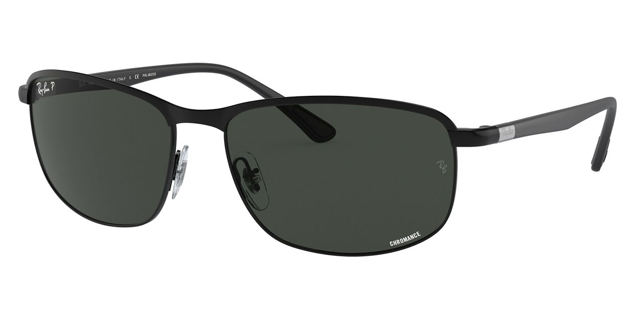 Ray-Ban Chromance Polarized Sunglasses 60mm in Black - RB3671CH186K8