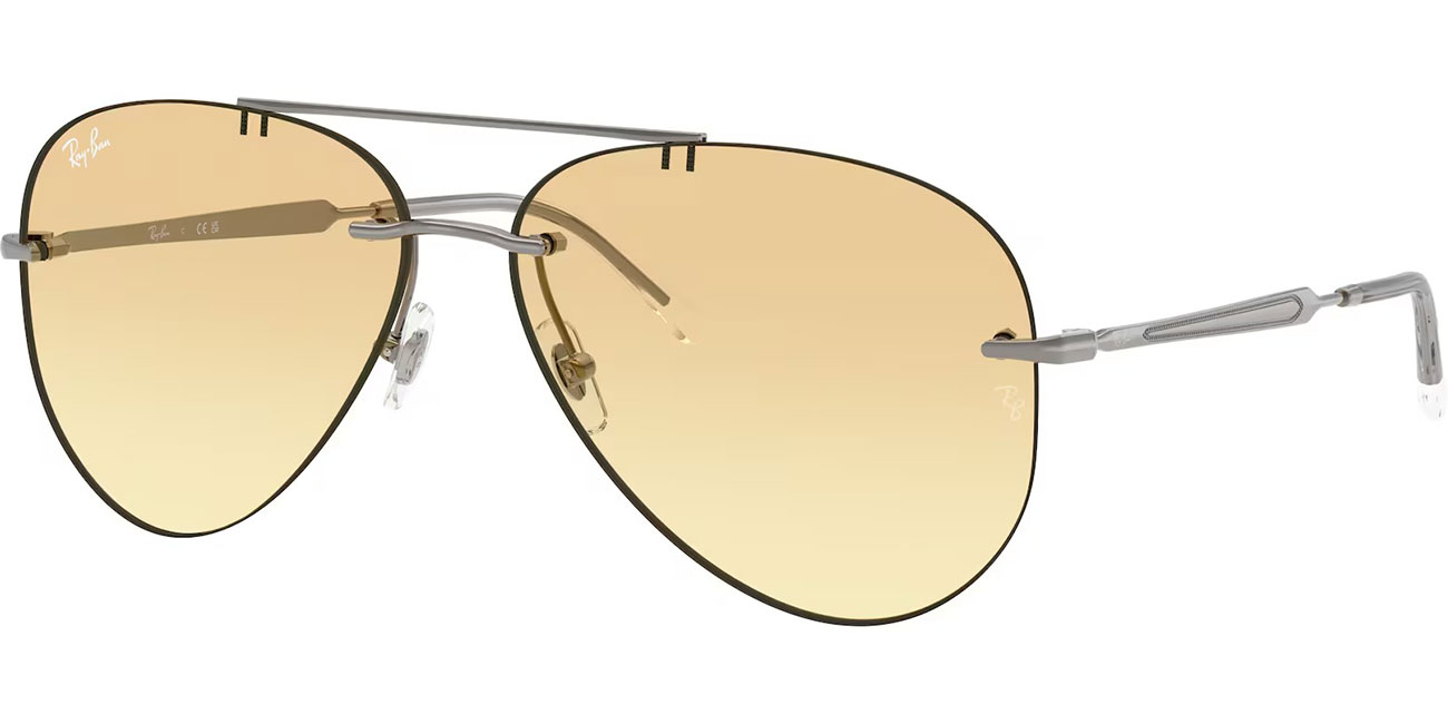 Ray-Ban Sunglasses 62mm in Gunmetal with Yellow Gradient Lenses