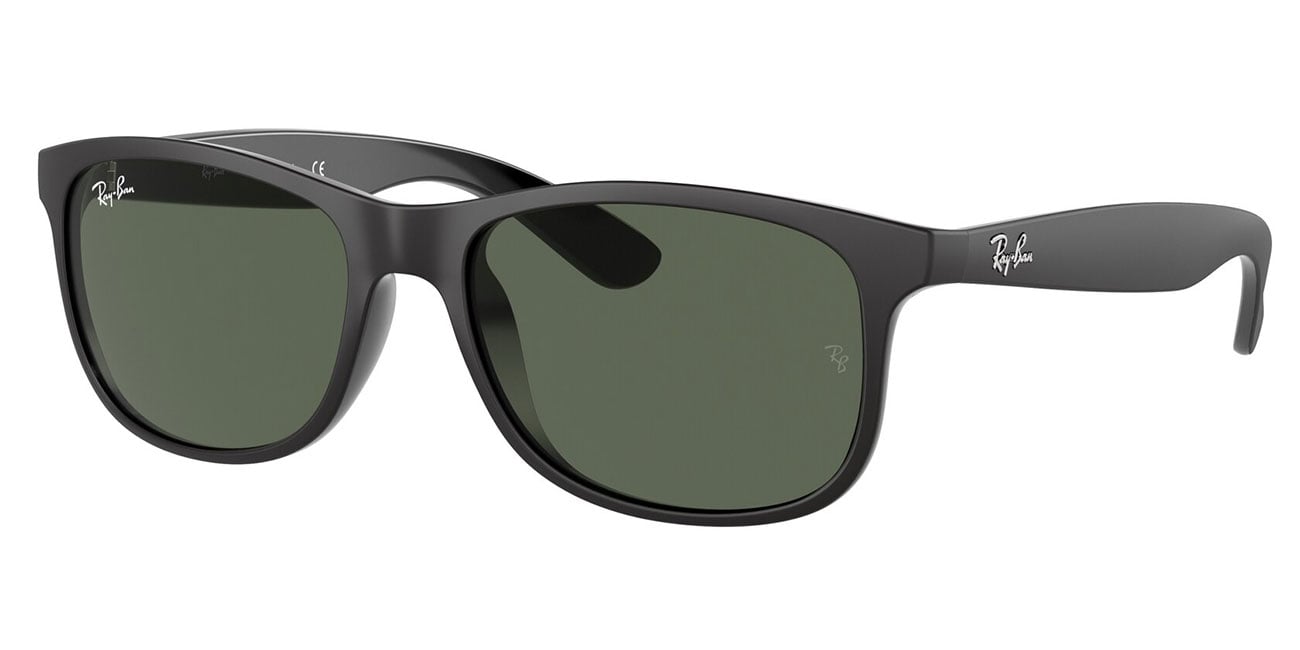 Ray-Ban Man Sunglass Andy - Frame color: Black, Lens color: Green