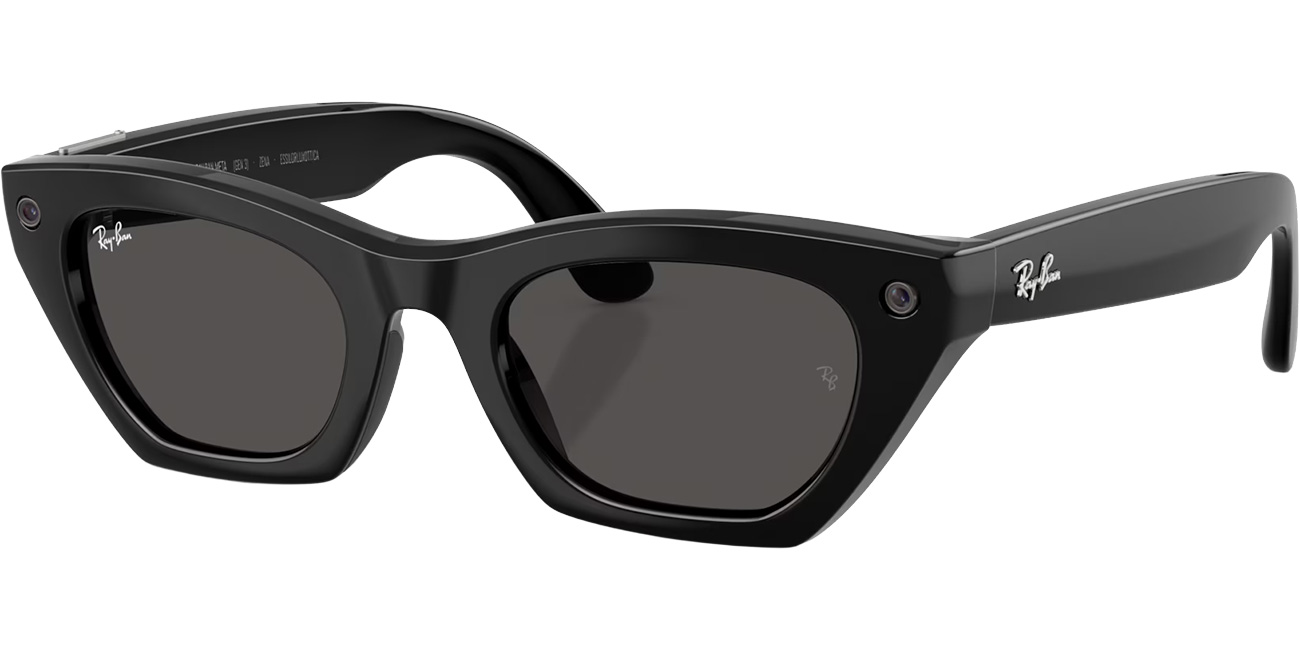 Ray-Ban Unisex Ray-Ban Meta (Gen 3) Zena - Frame color: Black, Lens color: Grey
