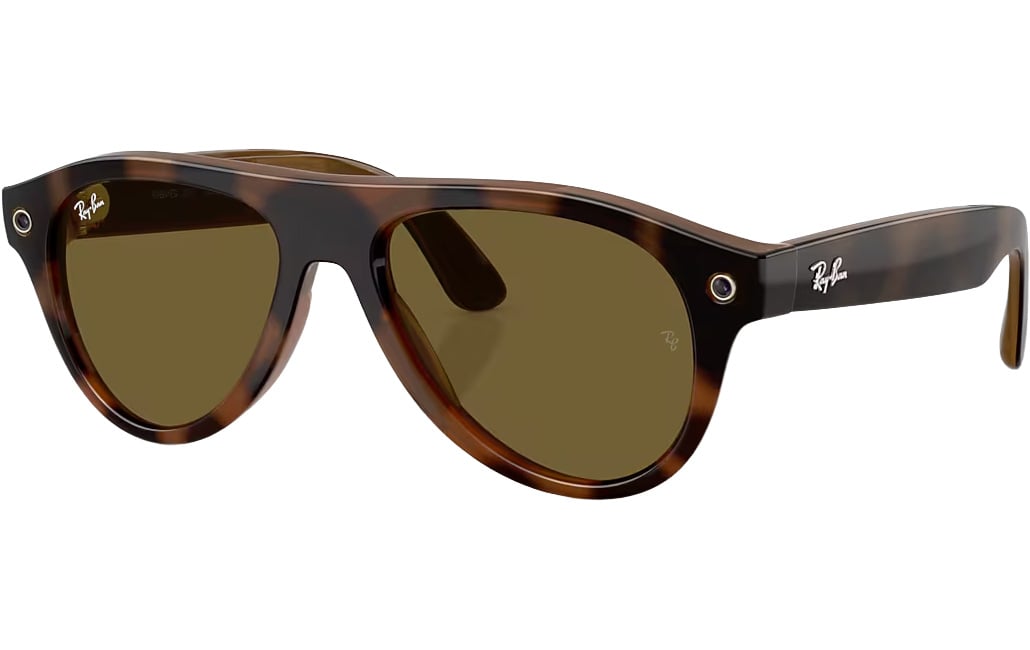 Ray-Ban Unisex  Ray-Ban Meta (Gen 3) Aviator -  Frame color: Havana, Lens color: Dark Brown