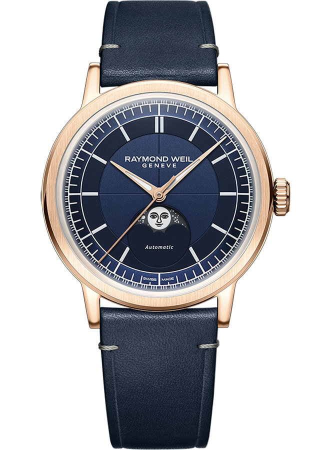 RAYMOND WEIL　腕時計 Raymond Weil Millesime Watch 39.5mm in SS|Blue - 2945-PC5-50001