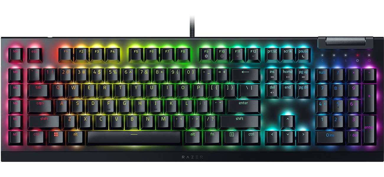 Razer BlackWidow V4 X Chroma RGB Clicky Gaming Keyboard