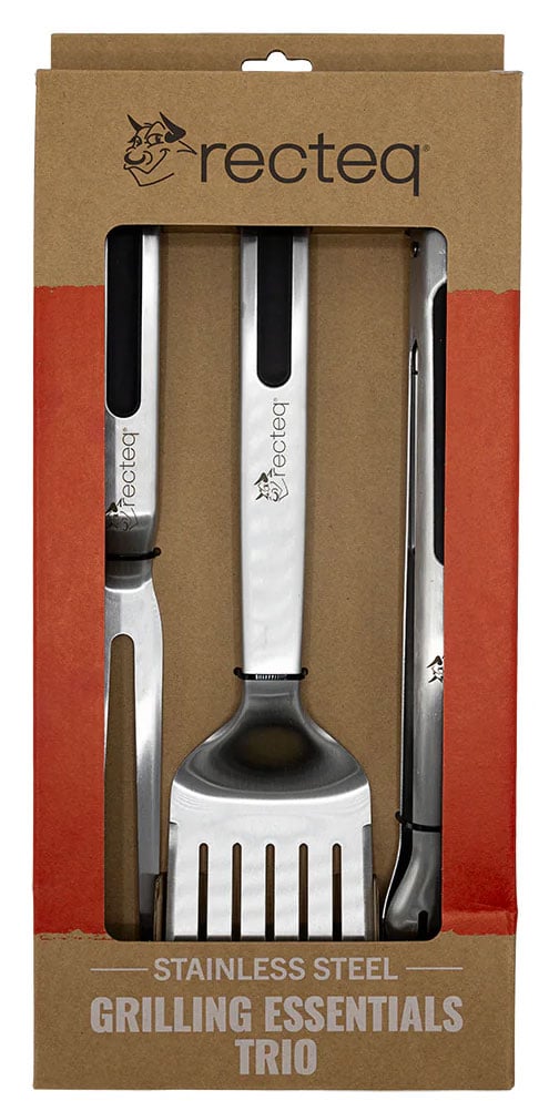 Recteq Griller’s Utensil Trio in Stainless Steel