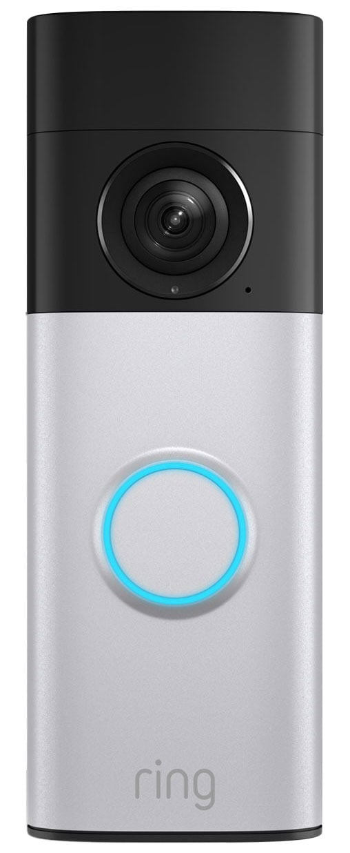 Ring Battery Doorbell Plus 2K 2nd Gen in Nickel Silver