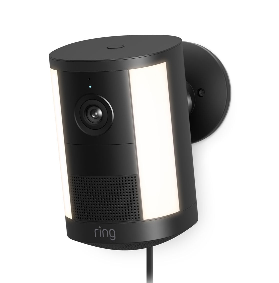 Ring Spotlight Cam, 2nd Gen with Retinal 2K, Wide-Angle, 6x Zoom, Plug-In and Motion-Activated - Black